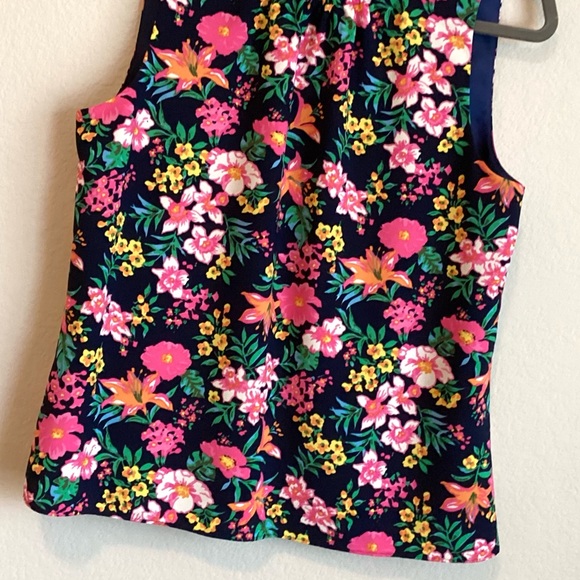 \J. Crew Factory\ Printed Ruffleneck Blouse - Picture 5 of 12